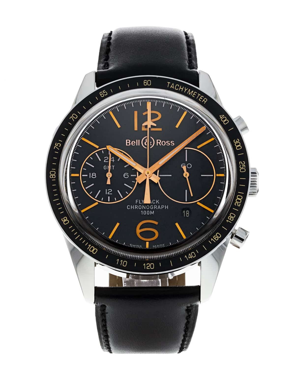 Bell and Ross Vintage 126 BRV126-FLY-GMT/SCA